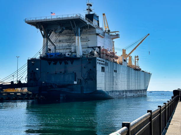 istock Commercial Vessel Docked 2181797427