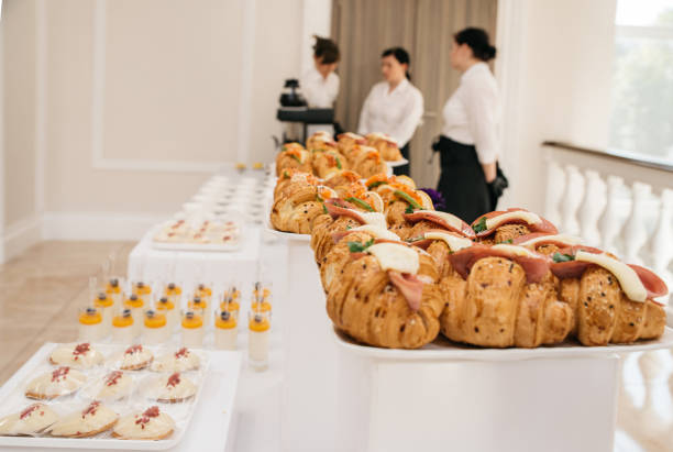 istock catering, services, food delivery, serving 2181797653