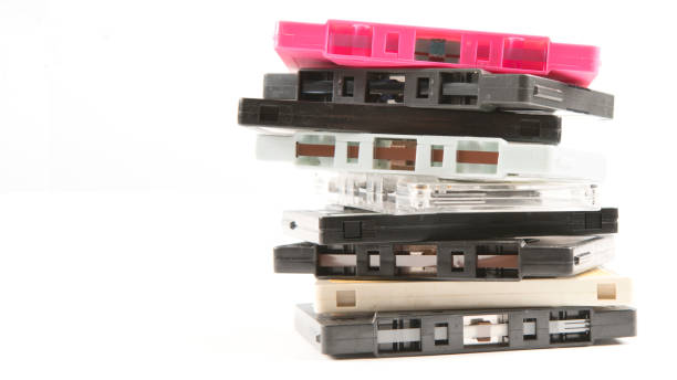 istock Stack of Retro 1980’s Cassette Tapes 2181800227