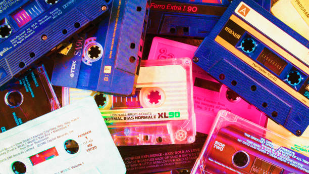 Retro 1980’s Cassette Tape Background