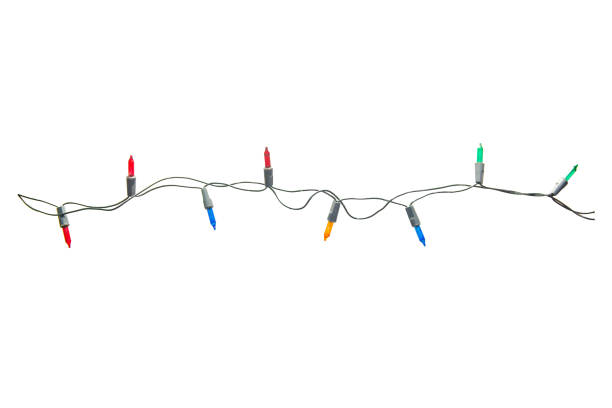 istock String of Christmas lights isolated on white background With clipping path 2181808281