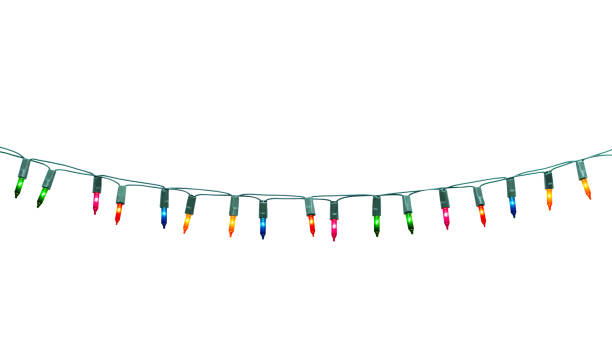 istock String of christmas lights isolated on white background With clipping path 2181808305