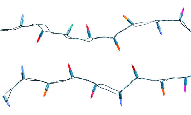 istock String of Christmas lights isolated on white background With clipping path 2181808346