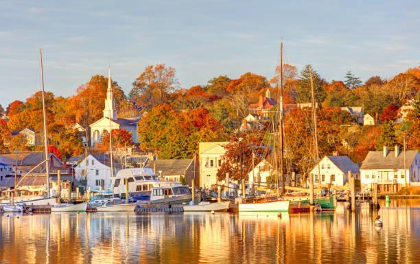 istock Autumn in Mystic, Connecticut 2181810961