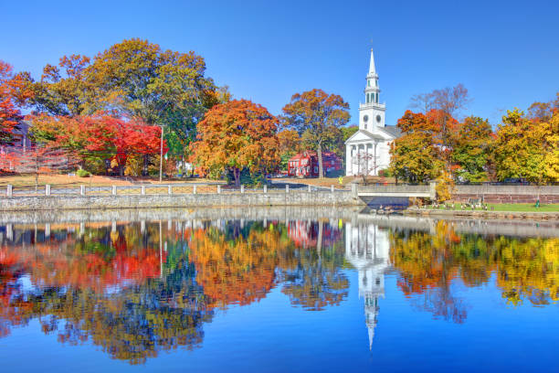 Autumn in Milford, Connecticut