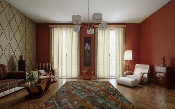 istock Elegant Art Deco Living Room 2181812279