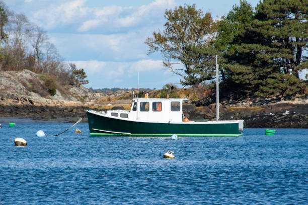 istock Fishing Boat at Mooring 2181819694