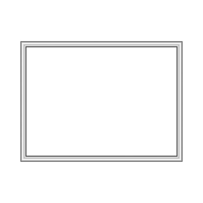 Rectangle Silver Frame Isolated Luxury Rectangle Silver Grey Border ...
