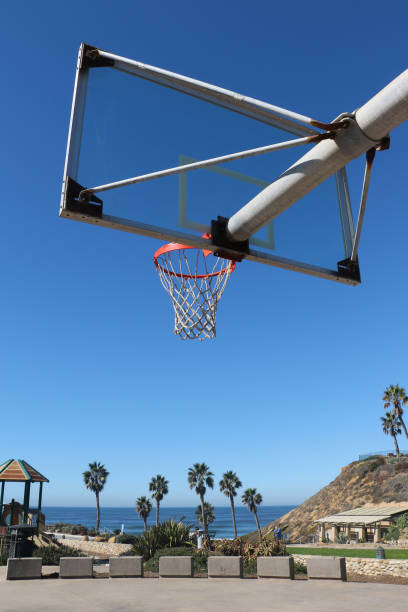 istock Basketball Court on the Beach 2181834364