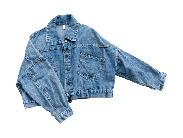 istock Jean shirt isolated on white background, clipping path 2181836917