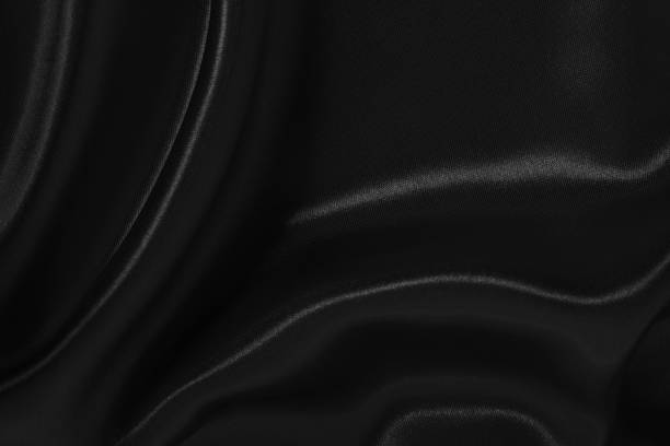 istock Black grey fabric texture background, detail of silk or linen pattern. 2181847507