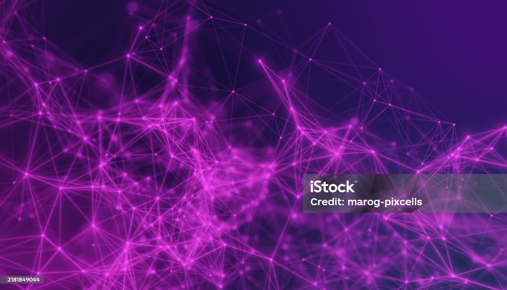 Abstract Network Structure Illustration Of Abstract Network Connection Structure Stock ...