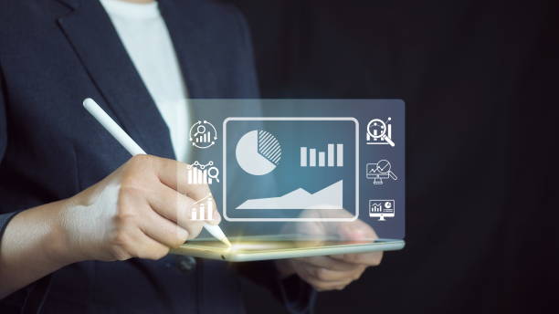 istock Research and Analyst working in Business Analytics and Data Management System to make report with KPI and metrics connected to database. 2181849633