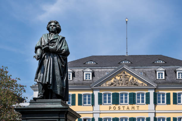 The Beethoven Monument in Bonn, Germany, his birthplace.