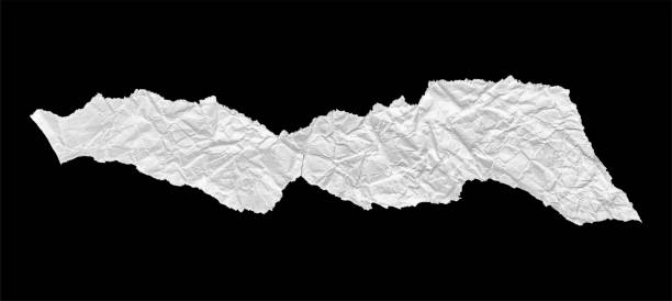 istock White Textured Ripped Crumpled Paper Piece 2181854352