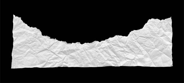 istock White Textured Ripped Crumpled Paper Piece 2181854450