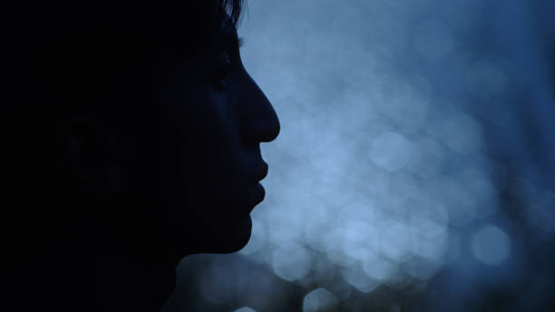 istock Man enjoy moment while traveling at night. 2181861969