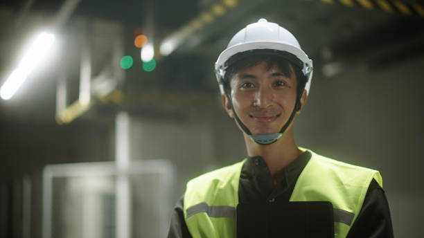 istock Portrait of engineer man. 2181863282