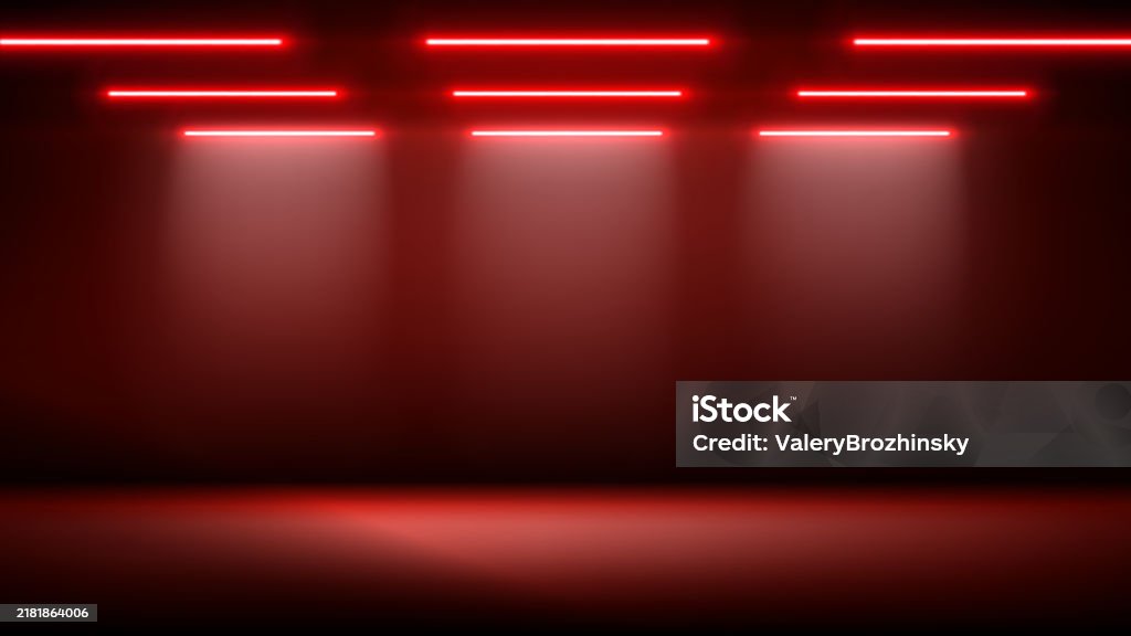 Lighting Layout Background Studio Interior Stage With Neon Led Lighting Background Backdrop For ...