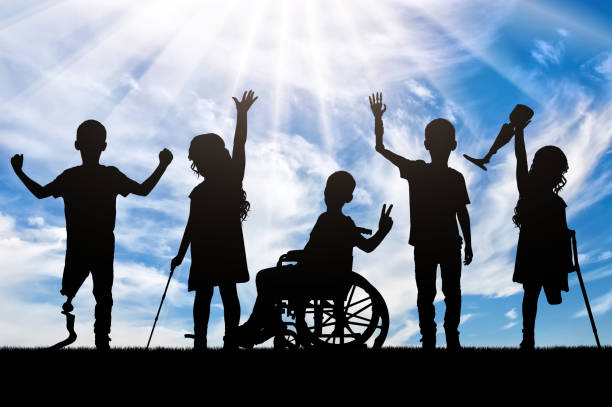 istock Silhouettes Empowering Children with Disabilities 2181872336