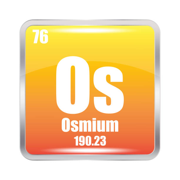 Osmio Symbol Osmium In Spanish Language Element Number 76 Of The