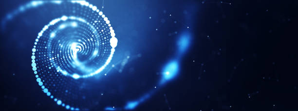 istock Digital DNA Strand in Blue Background 2181881920