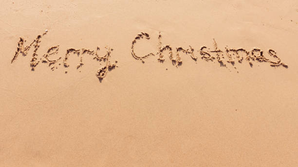 istock inscription mary christmas on the seashore 2181883385