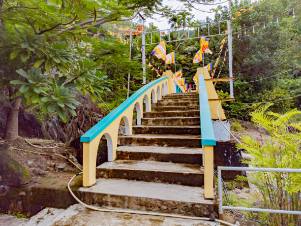 istock The Buddhist temple in the rock. 2181902552