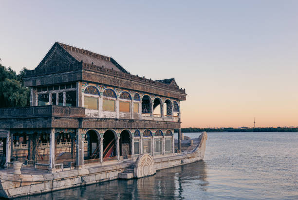 istock Beijing Summer Palace Marble Boat 2181903034