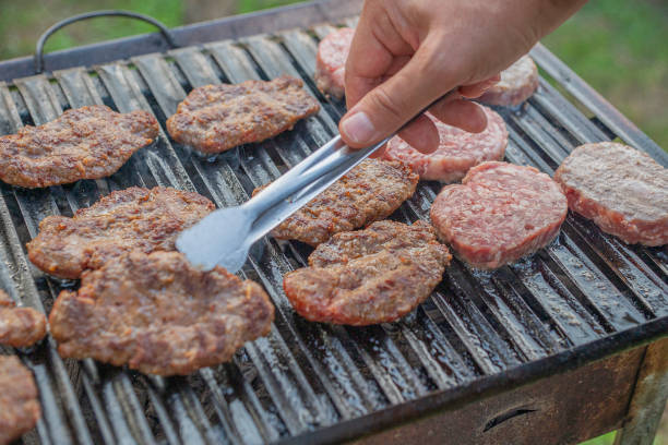istock Meat is being grilled on a barbecue 2181904599