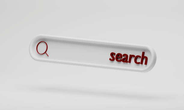 istock Floating Search Bar with Magnifying Glass Symbol 2181908684
