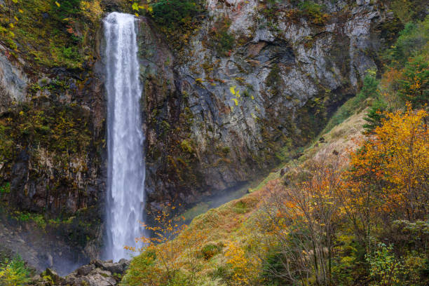 istock The Great Hirayu Waterfall in autumn (Okuhida Onsenkyo, Takayama City, Gifu Prefecture) 2181912274