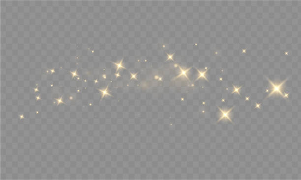 istock Shimmering Dust. Bokeh Lights. Festive Designs. Yellow dust light. Bokeh light lights effect background. Christmas background of shining dust. 2181921152