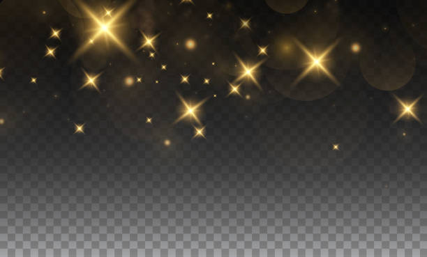istock Shimmering Dust. Bokeh Lights. Festive Designs. Yellow dust light. Bokeh light lights effect background. Christmas background of shining dust. 2181921565