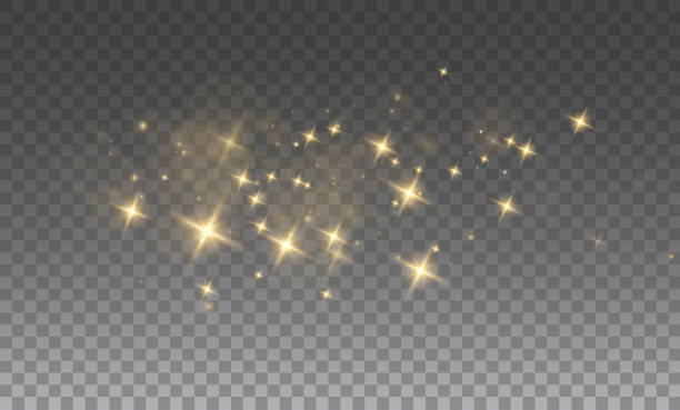 istock Shimmering Dust. Bokeh Lights. Festive Designs. Yellow dust light. Bokeh light lights effect background. Christmas background of shining dust. 2181921573