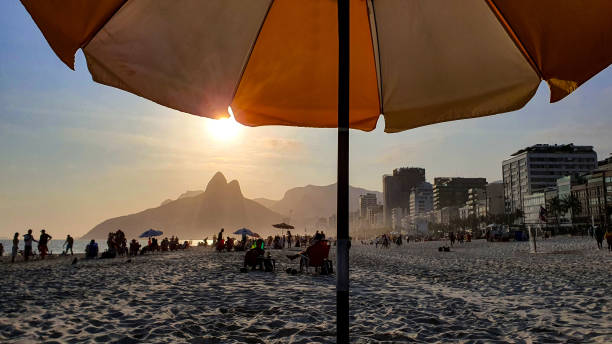 istock Sunset at the Ipanema beach in Rio de Janeiro 2181921742