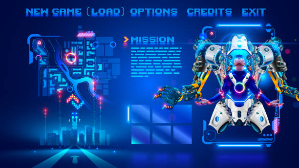 2,000+ Video Game Character Screen Stock Illustrations, Royalty-Free ...