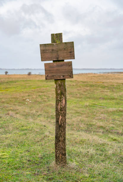 direction signpost with distance to many different cities in thuringia, germany