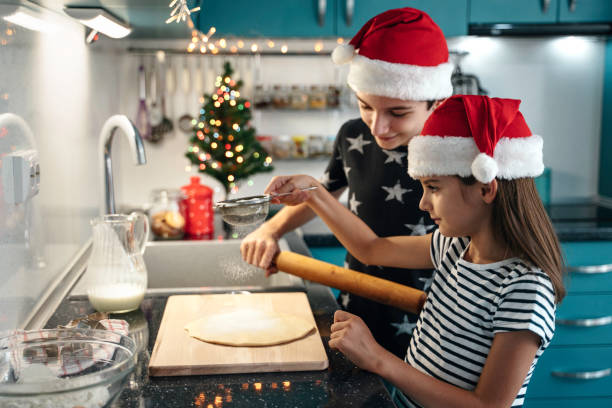istock Making holiday cookies with a festive touch 2181928650