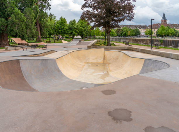 istock Skatepark in France 2181929827