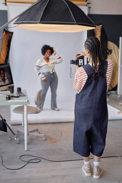 istock Photographer Taking Pictures Back View 2181930981