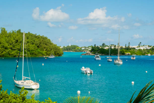 istock Sailboats Anchored in Bermuda 2181937079
