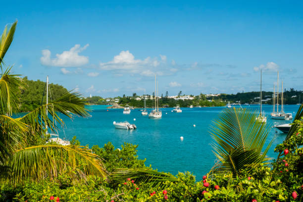 istock Sailboats Anchored in Bermuda 2181937172