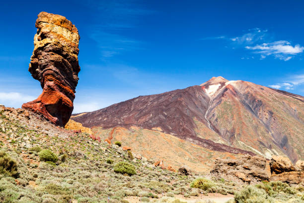 istock Rock formation near Teide volcano, Tenerife 2181945206