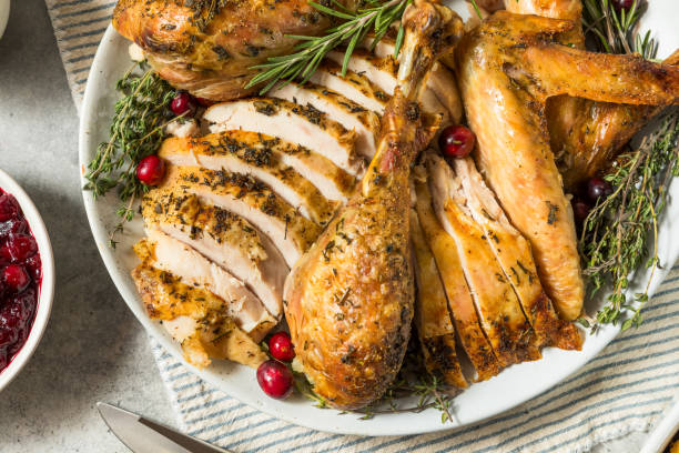 istock Holiday Thanksgiving Turkey Dinner Platter 2181951036