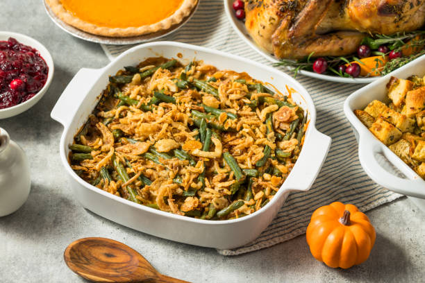 istock Green Bean Casserole Homemade for Thanksgiving 2181951418