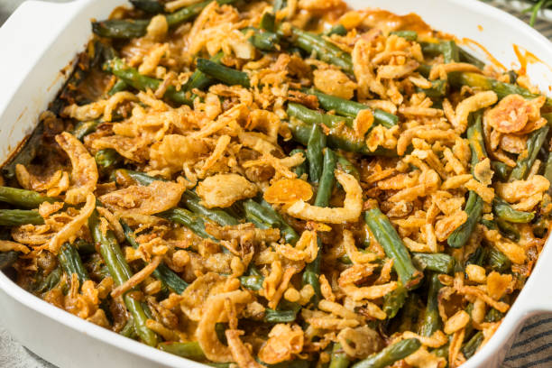 istock Green Bean Casserole Homemade for Thanksgiving 2181951451