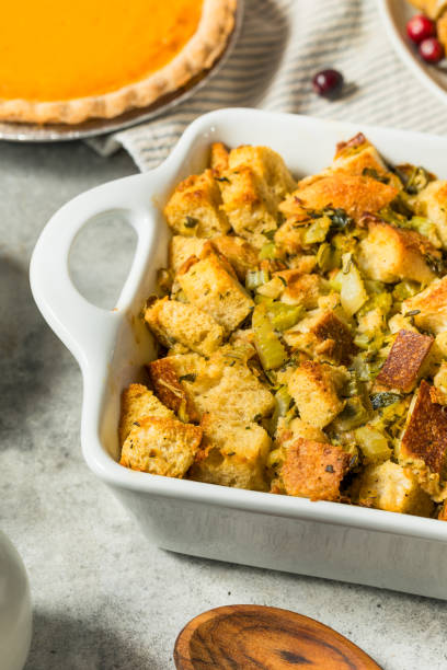 istock Homemade Turkey Stuffing for Thanksgiving Dinner 2181951487