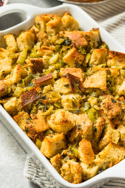 istock Homemade Turkey Stuffing for Thanksgiving Dinner 2181951601