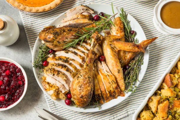 istock Holiday Thanksgiving Turkey Dinner Platter 2181951734